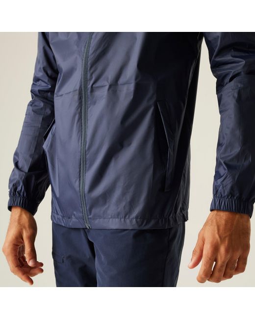 Regatta Blue Pack It Waterproof Isotex 5000Mm Waterproof Jacket for men