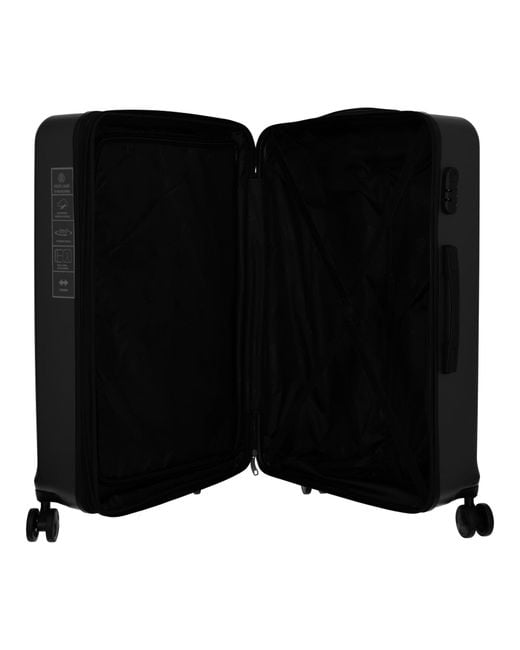 Roberto Cavalli Black Classic Logo Hard Suitcases