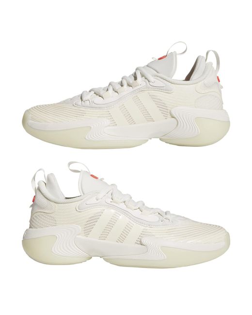 Adidas White Basketball Trainers