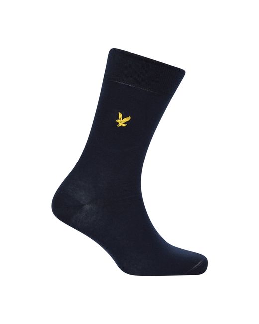 Lyle & Scott Blue 3 Pack Angus Socks for men