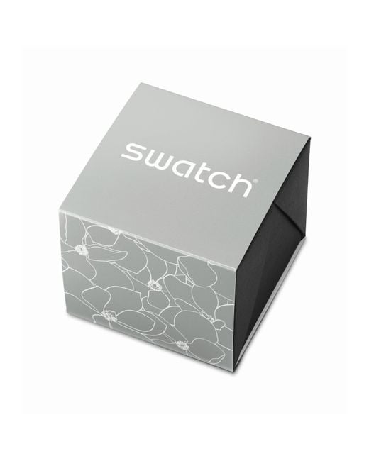 Swatch Metallic Adults Petal Bliss 53 Analogue Quartz Watch