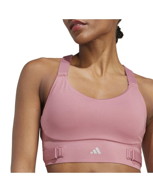 Adidas Purple Non Wired High Impact Sports Bra