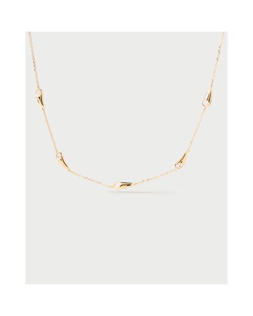 Pdpaola Metallic Becca Necklace