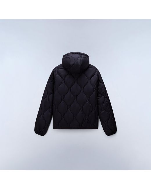 Napapijri Blue Napa Shorts Quilted Short Puffer Jacket