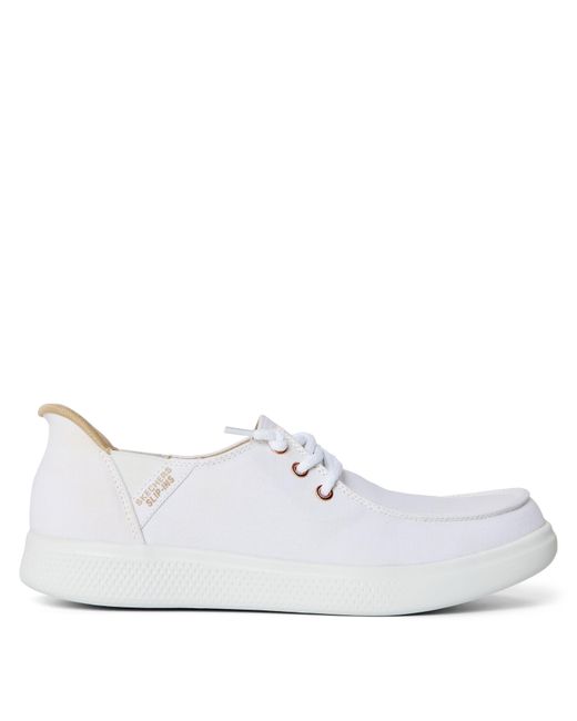 Skechers White Skipcute Slip On Trainers