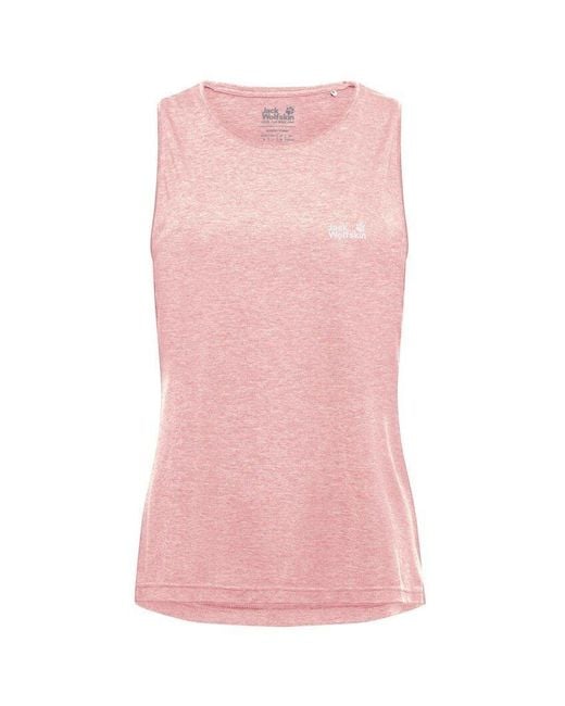 Jack Wolfskin Pink Short Sleeve Performance T-Shirt