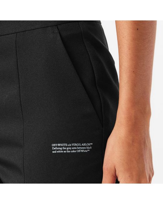 Off-White c/o Virgil Abloh Gray Track 3/4 Trousers