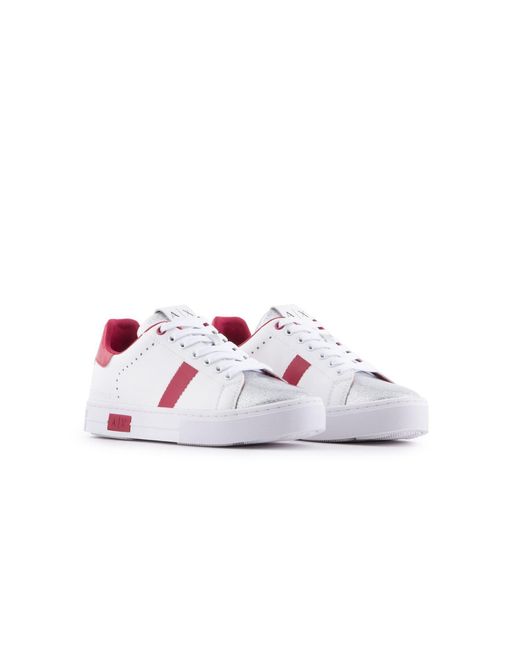 ARMANI EXCHANGE Pink Trainers