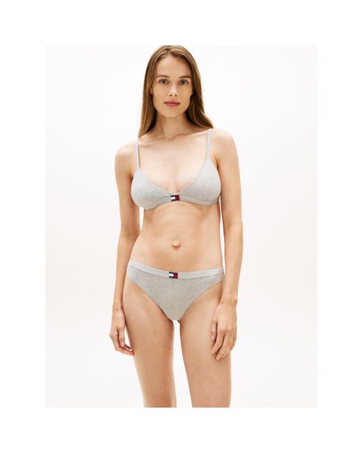 Tommy Hilfiger Black Non Wired Triangle Bralette
