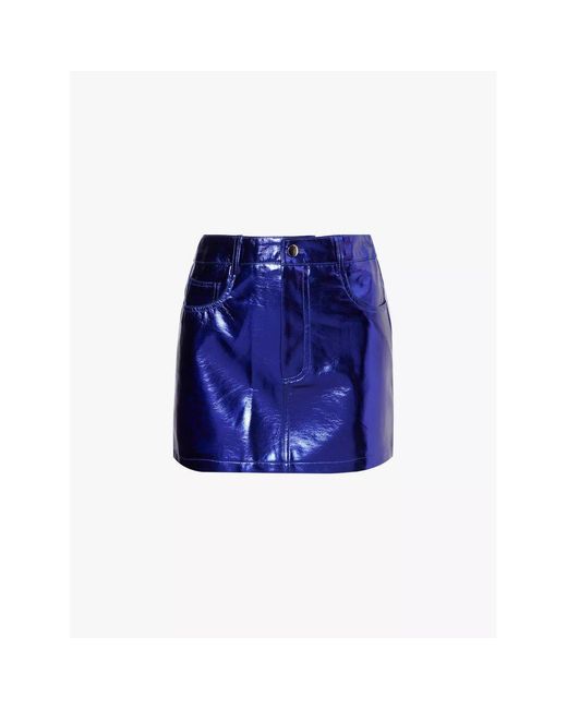 Amy Lynn Blue Mini Skirt