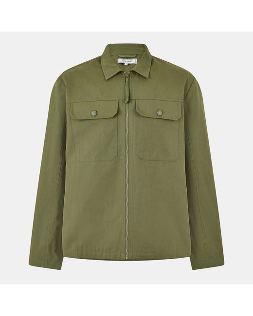 Jack Wills Green Shire Utility Overshirt for men