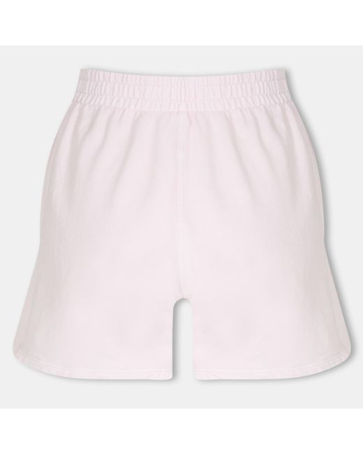 DKNY Pink Terry Jersey Jogger Shorts