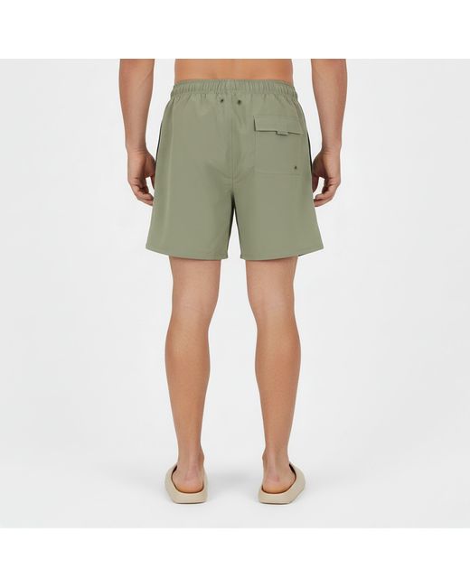 Jack Wills Green Side Stripe Swim Shorts for men