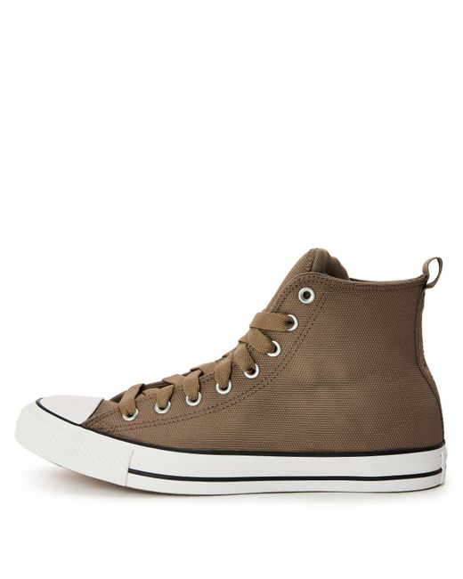Converse Brown Canvas High-Top Trainers for men
