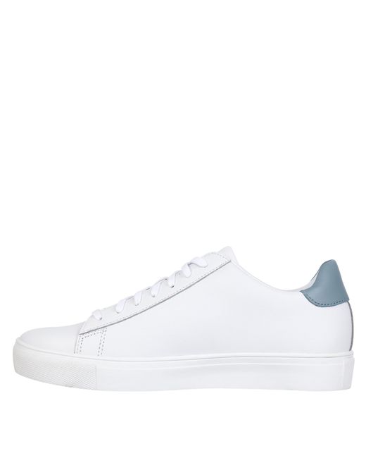 Jack Wills White Low Leather Trainer