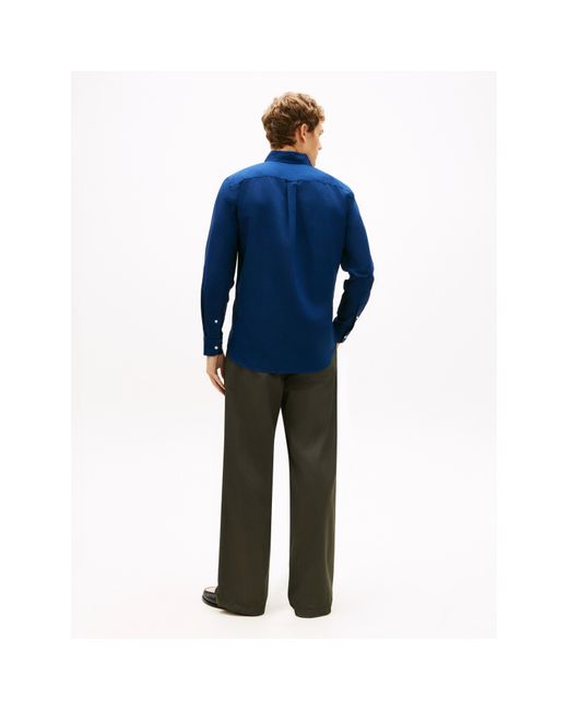Tommy Hilfiger Blue Long Sleeve Shirt for men
