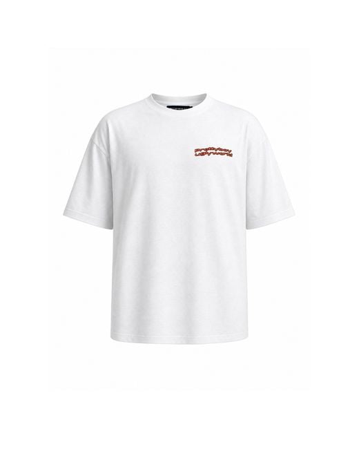 PRETTY BOY UGLY WORLD White Pbuw Bitcoin T-Shirt for men