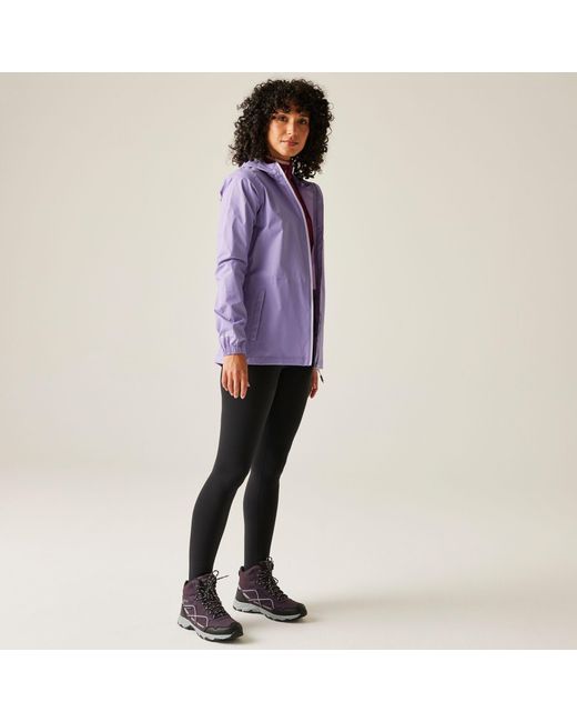 Regatta Purple Pack It Iii Waterproof Jacket