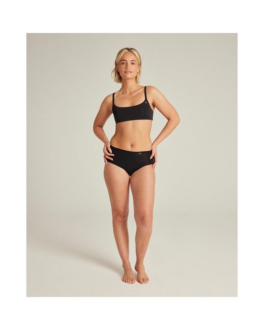 Nudea Black Scoop Neck Bralette Second Skin Stretch