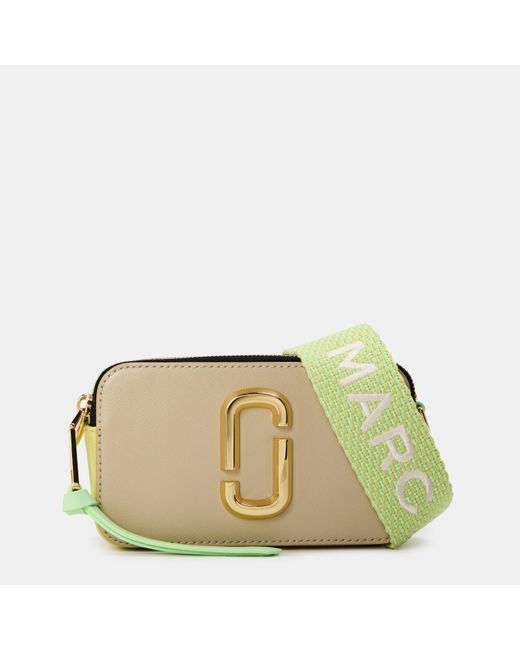Marc Jacobs Green Cblck Snapshot Shoulder Bag