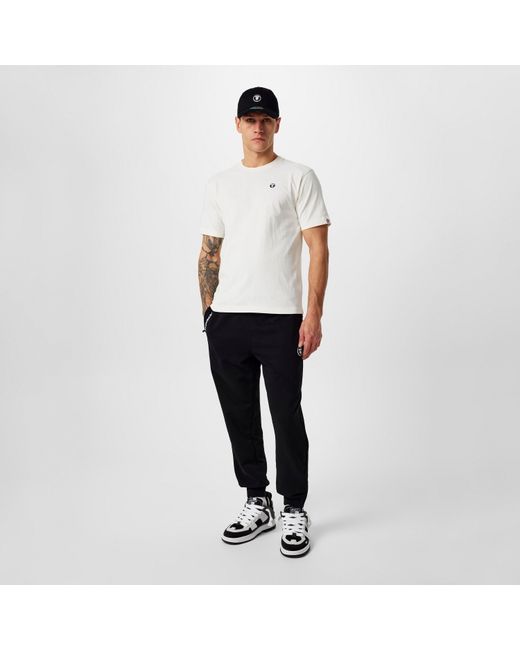 Aape White Logo Patch T-shirt for men
