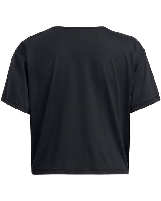 Under Armour Black Motion Short-Sleeve Performance Gym Top