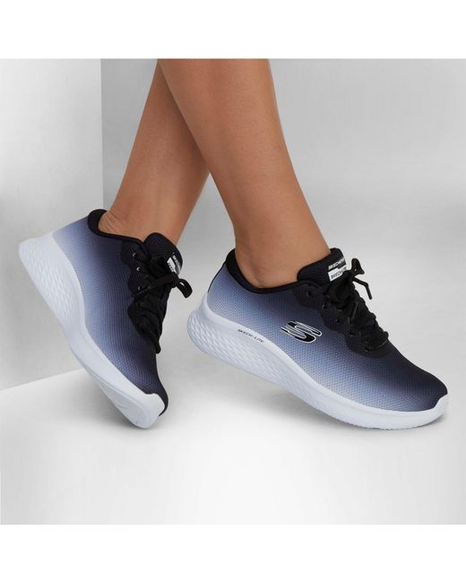 Skechers Blue Ombre Engineered Mesh Lace-Up W Ai Slip On Trainers
