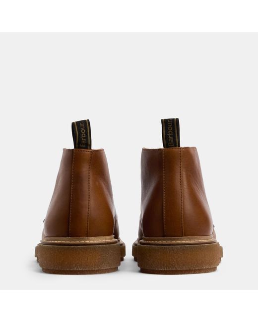 Barbour Brown Blaine Chukka Boots for men