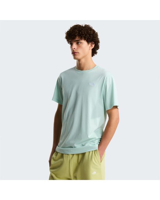 The North Face Green Regular Fit Simple Dome T-Shirt for men