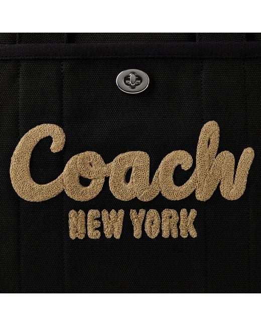 COACH Black Cargo Tote Bag 26