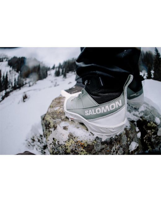 Salomon Gray Crosstrak Waterproof Winter Boots