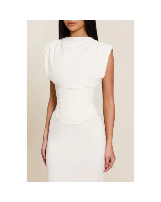 Mars the Label Natural Sandra Maxi Long Dress