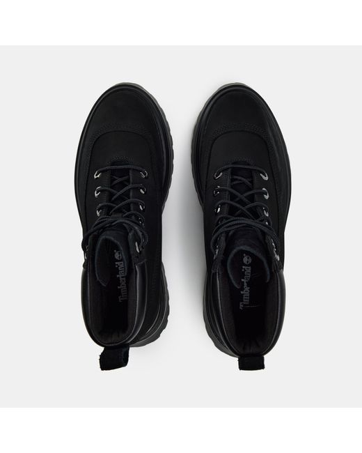 Timberland Black Timb Sky Rugged Hiker Boots
