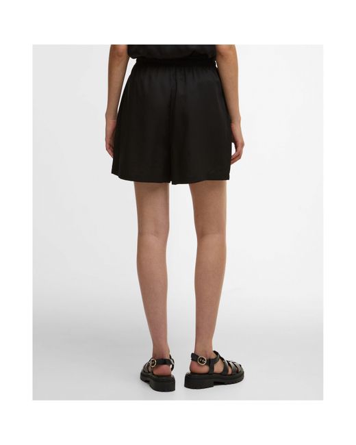 Barbour Black Tailored Shorts