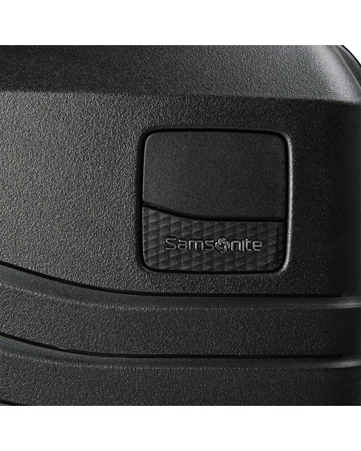 Samsonite Black Intuo Spinner 55X40X20/23Cm Exp Cabin Hard Suitcase