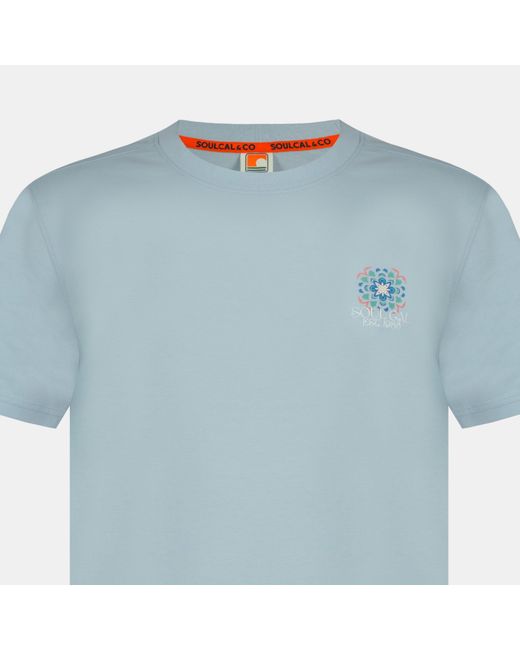 SoulCal & Co California Blue Graphic Print T-Shirt for men
