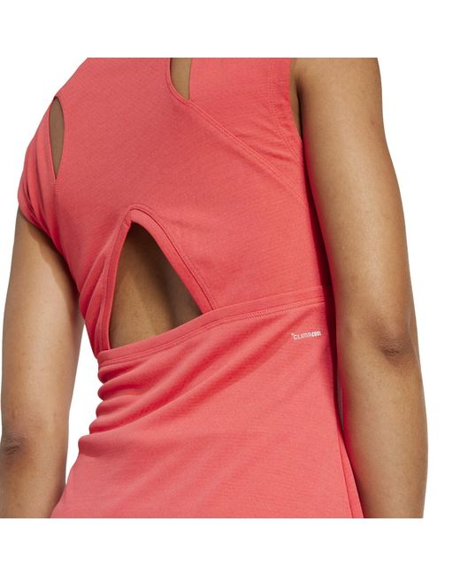 Adidas Red Pro Tennis Dress