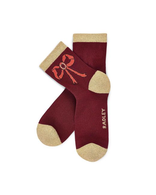 Radley Gray Check Sock Set