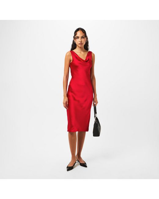 Norma Kamali Red A Line Dress