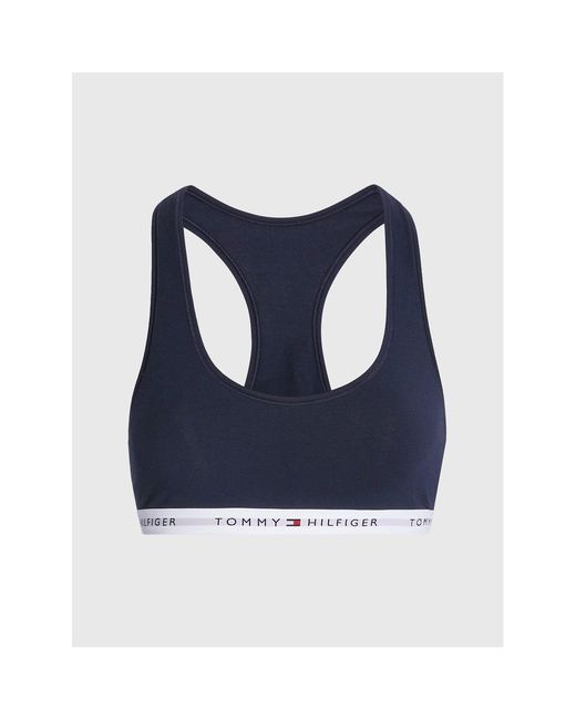 Tommy Hilfiger Blue Bralette Print