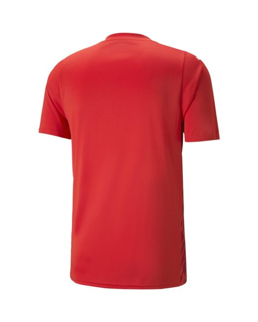 PUMA Red Short-Sleeve Performance T-Shirt for men