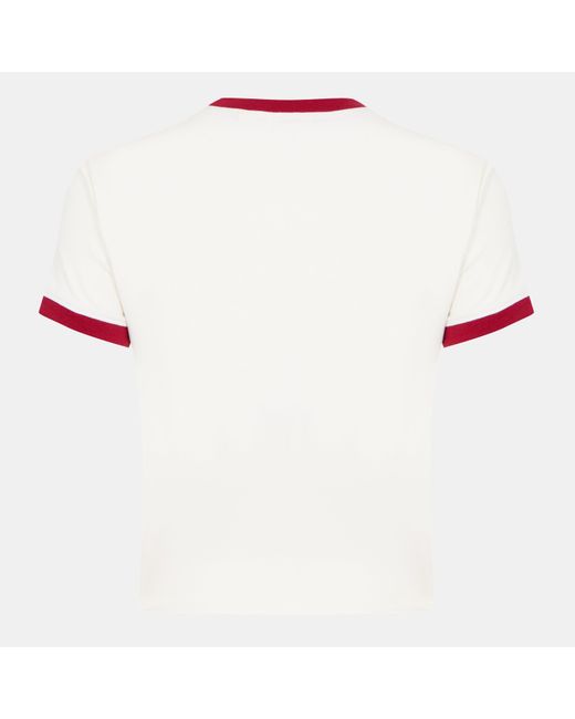 Jack Wills White Pop Graphic Baby Slim Fit T-Shirt