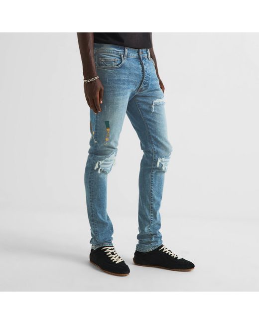 Amiri Blue Skinny Jeans for men