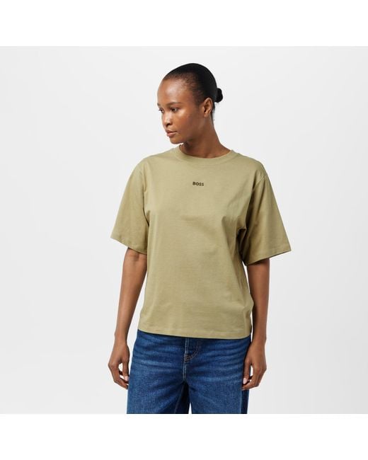Boss Natural Small Logo T-Shirt