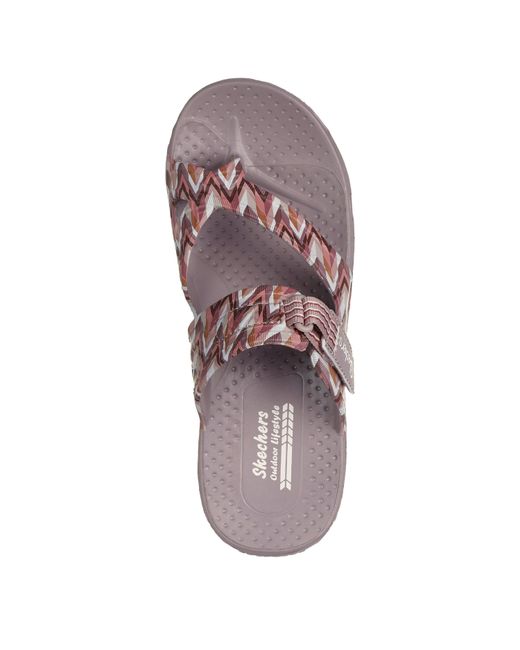 Skechers Gray Reggae Flat Sandals