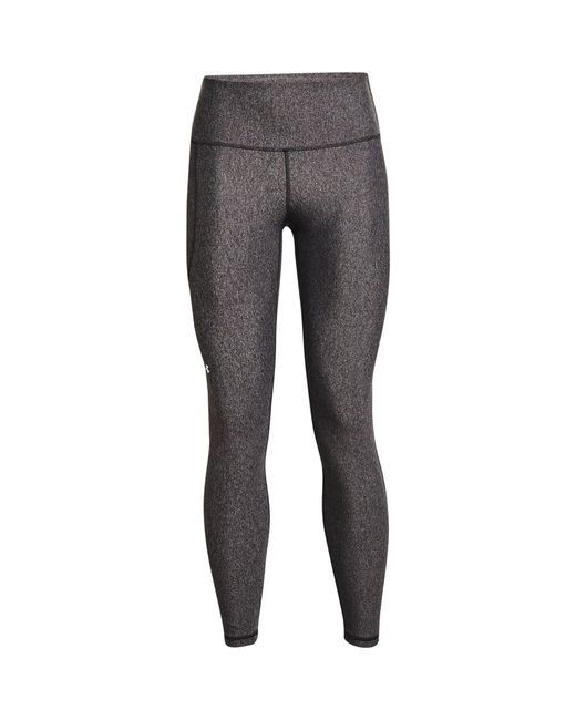 Under Armour Gray Heatgear No-Slip Waistband Full-Length Leggings