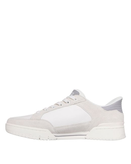Skechers White Casual Low-Top Trainers for men