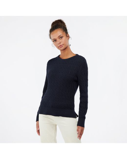 Barbour Blue Hampton Knit Sweater