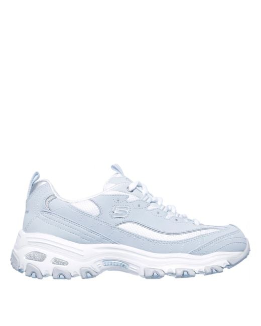 Skechers Blue Classic Low-Top Trainers