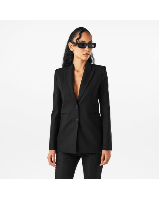 Off-White c/o Virgil Abloh Black Structured Suit Jacket